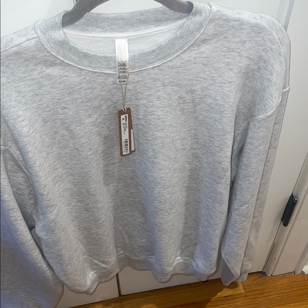 SKIMS Light Heather Gray Sweatshirt NWT